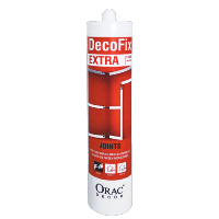 Colle Joint Decofix Ultra FX400 Orac Decor - Joint blanc base polymre pour joint entre profil