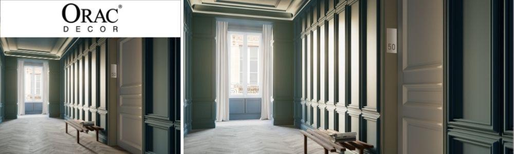 Panneaux habillage porte intrieur et murs - Style Haussmannien
